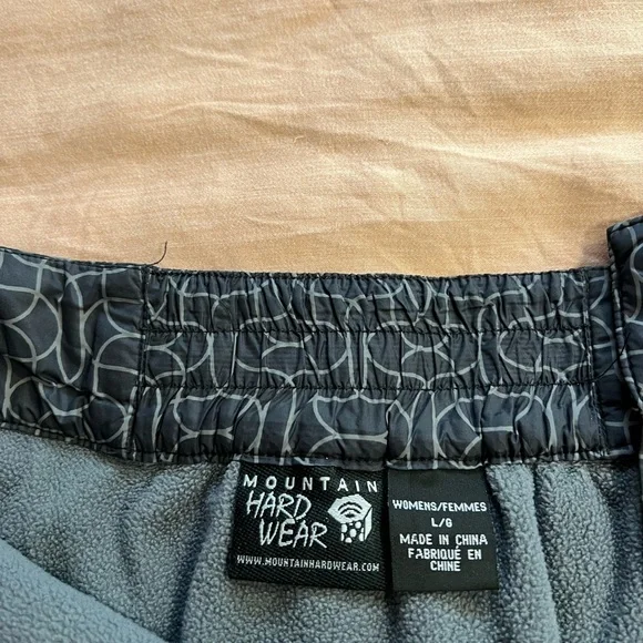 MOUNTAIN HARDWEAR Trekkin Insulated Thermal Nylon Quilted Mini Skirt Sz L - Picture 5 of 6
